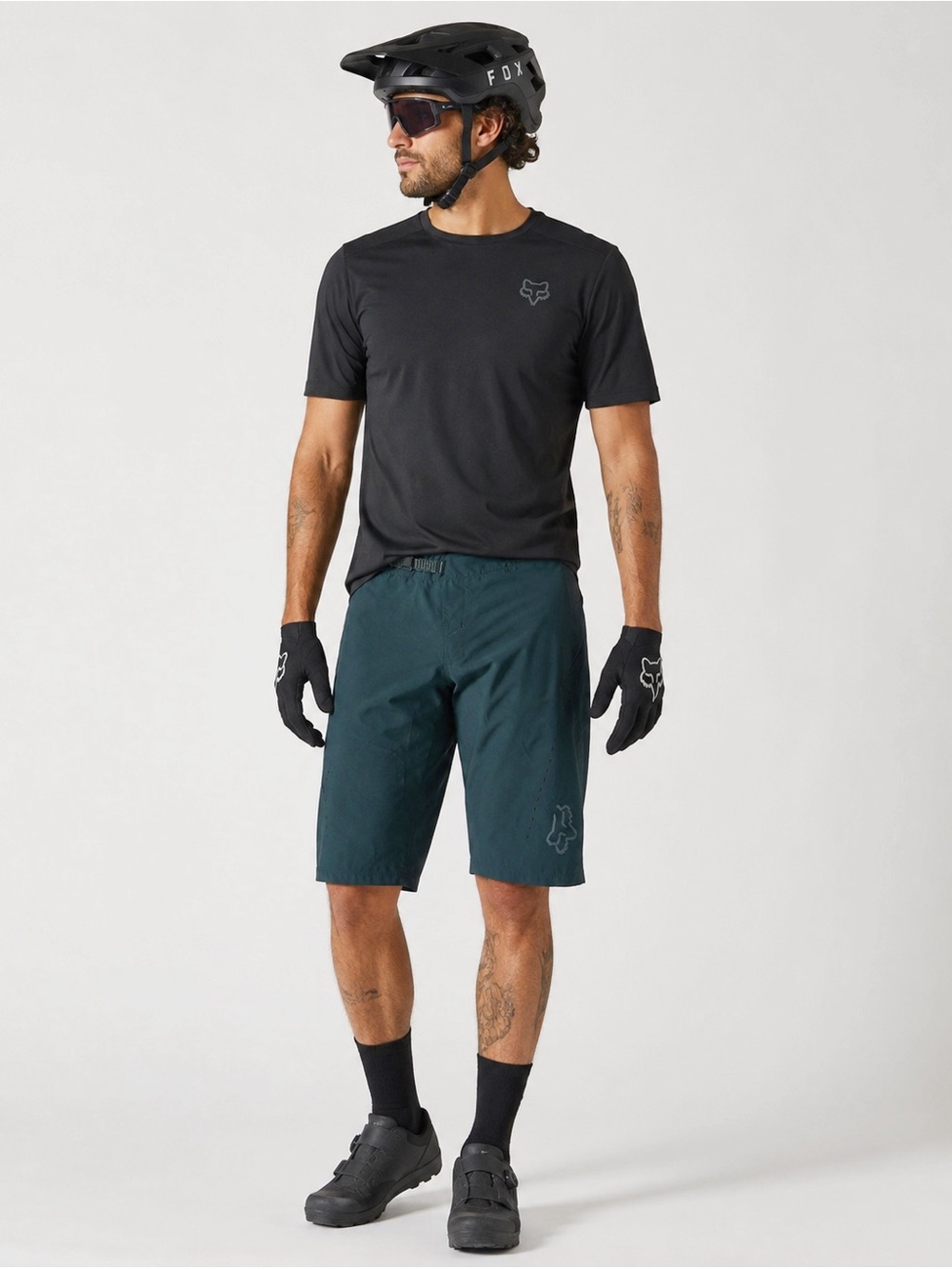 FOX Racing Men Green Lightweight Mountain Biking Short US28 Activewear Outdoor